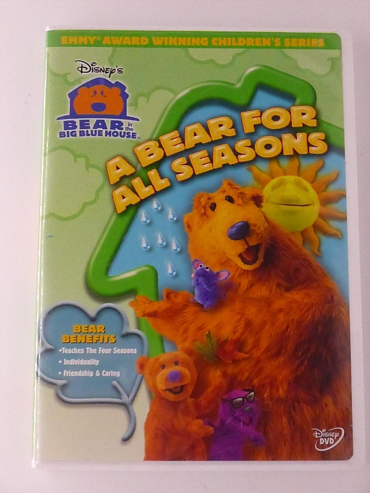 Bear in the Big Blue House - A Bear for All Seasons (DVD, Disney) - K0303