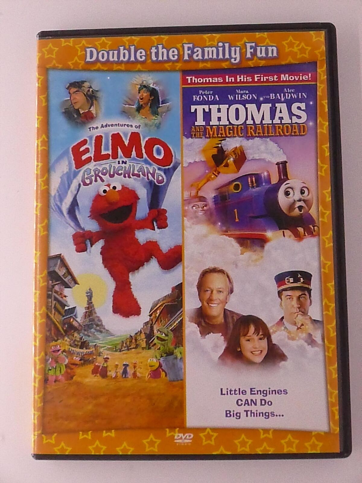 Elmo in Grouchland - Thomas and the Magic Railroad (DVD, double feature) - K0303