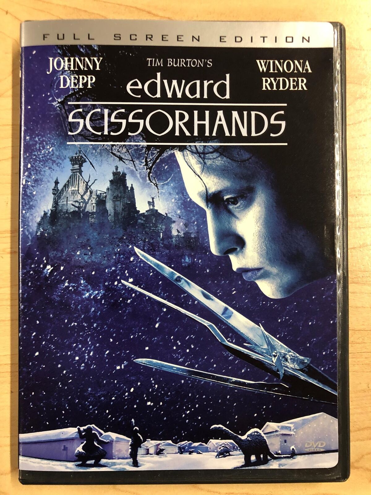 Edward Scissorhands (DVD, Full Screen, 1990) - K0218