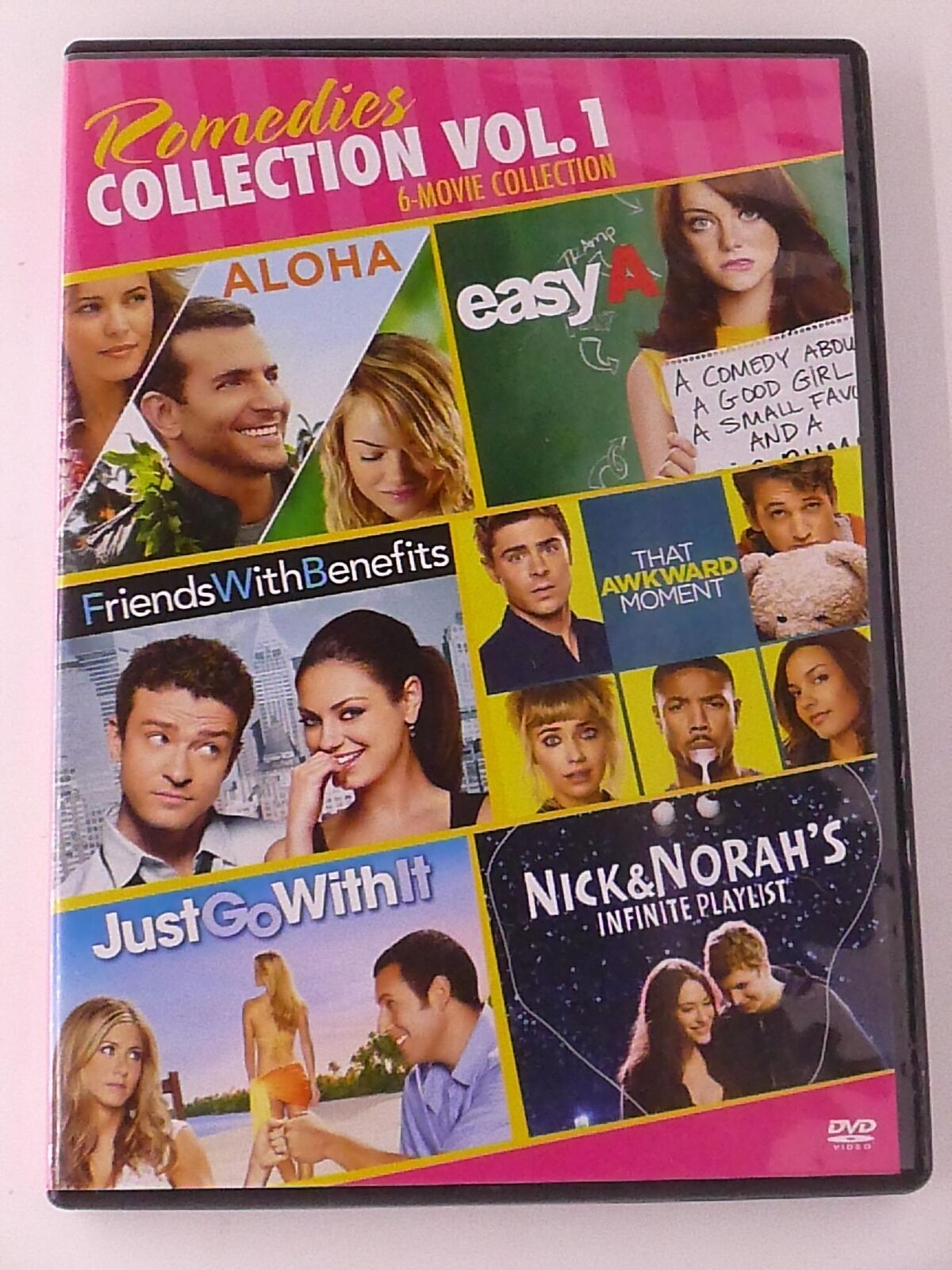 Aloha, Easy A, Friends with Benefits, That Awkward Momen.. (DVD, 6-film) - K0303