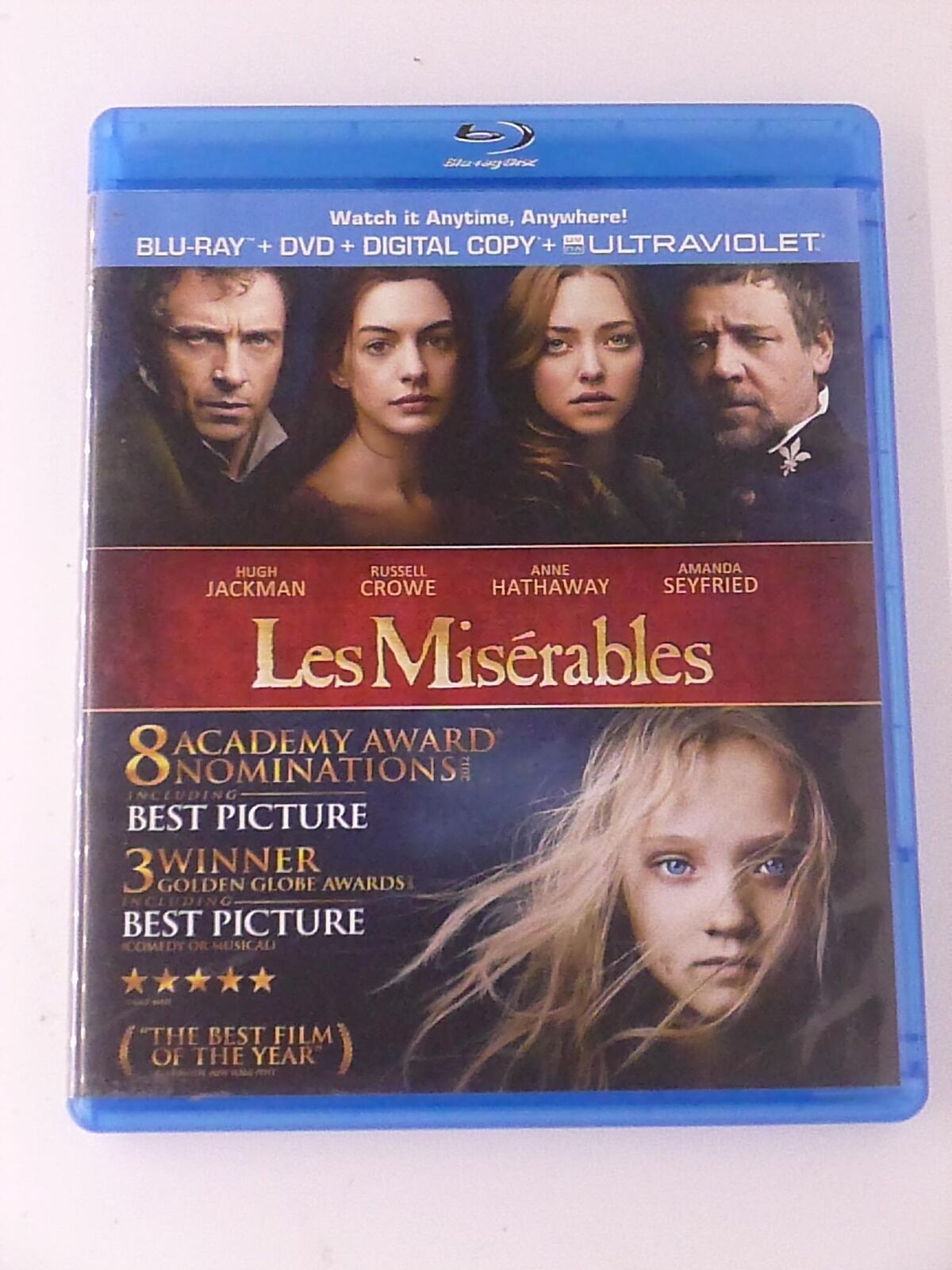 Les Miserables (Blu-ray, DVD, 2012) - K6