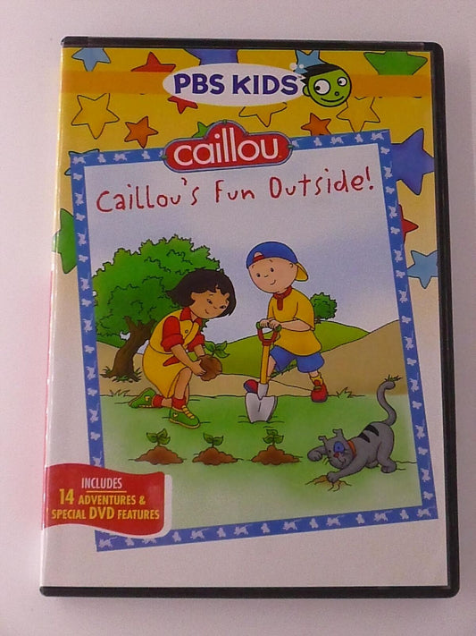 Caillou - Caillous Fun Outside (DVD, PBS Kids, 14 adventures) - K0303