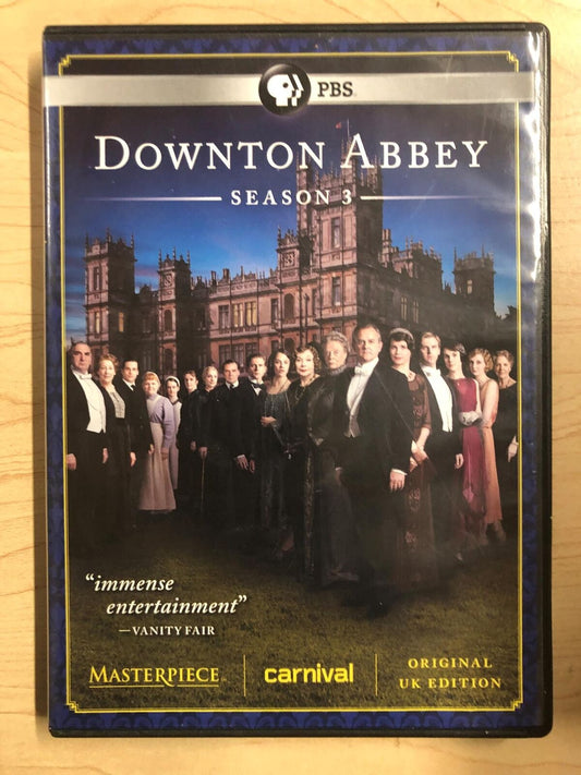 Downton Abbey - Season 3 (DVD, PBS, 2013) - K0428