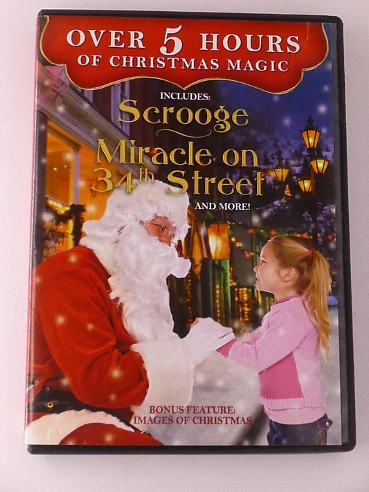 Christmas Magic - Scrooge, Miracle on 34th Street, Beyond T.. (DVD, 4-film) - K0