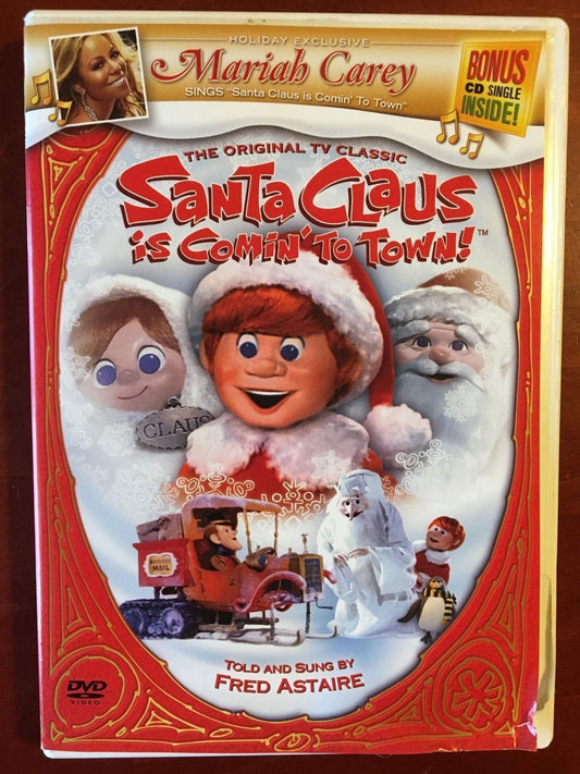 Santa Claus Is Comin to Town (DVD, 1970, Christmas) - J1105