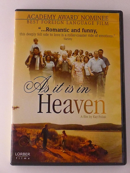 As It Is In Heaven (DVD, 2004) - K6