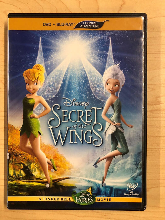Secret of the Wings (Blu-ray and DVD, 2012, Disney, Tinker Bell) - J1231