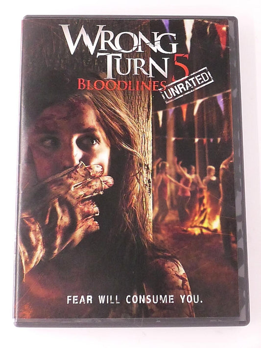 Wrong Turn 5 - Bloodlines (DVD, unrated, 2012) - J1231