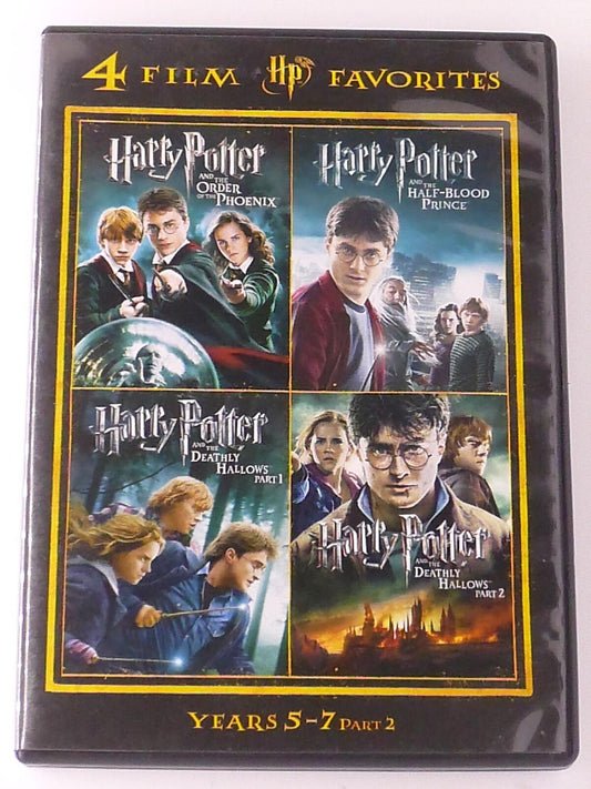 Harry Potter - Order, Half-Blood, Deathly Hallows 1 and 2 (DVD, 4-film) - J1105