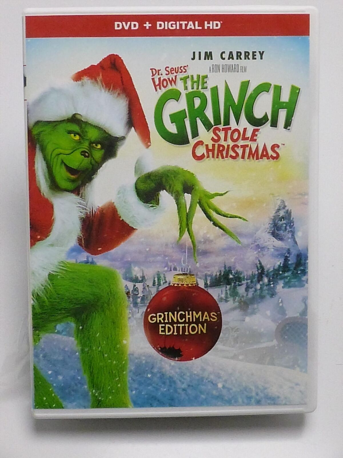 Dr. Seuss How the Grinch Stole Christmas (DVD, Grinchmas Edition, 2000) - K0428