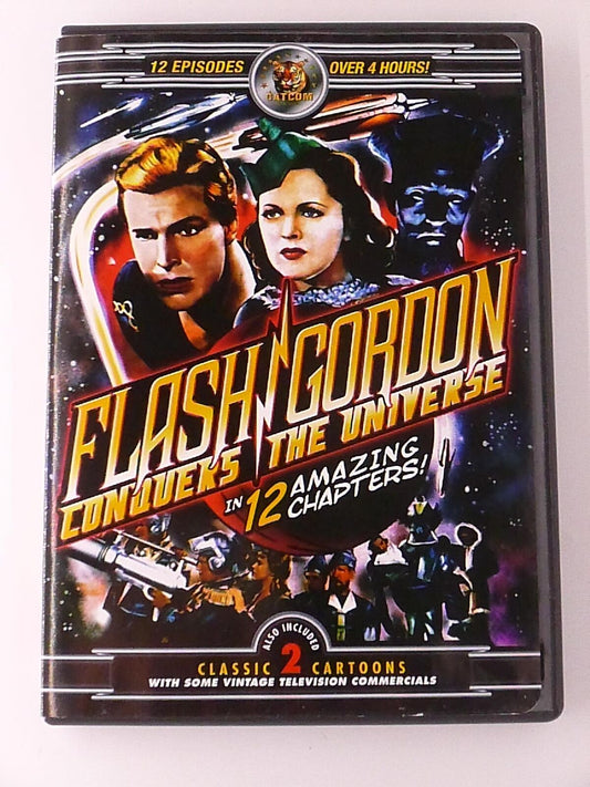 Flash Gordon Conquers the Universe - Classic Cartoons (DVD, 12 ep) - K6