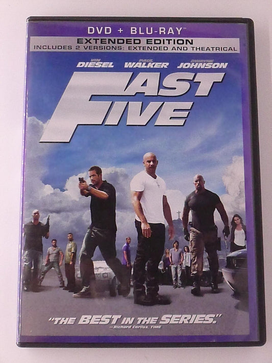 Fast Five (Blu-ray, DVD, extended edition, 2011) - K0303