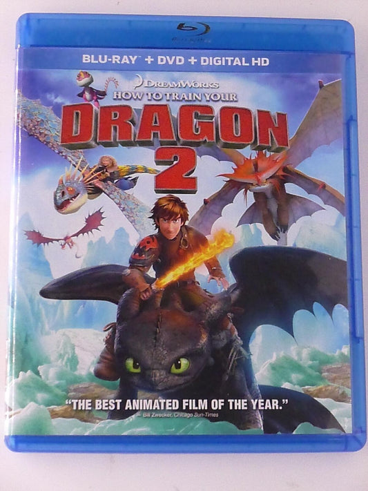 How to Train Your Dragon 2 (Blu-ray, 2014, DVD) - K9