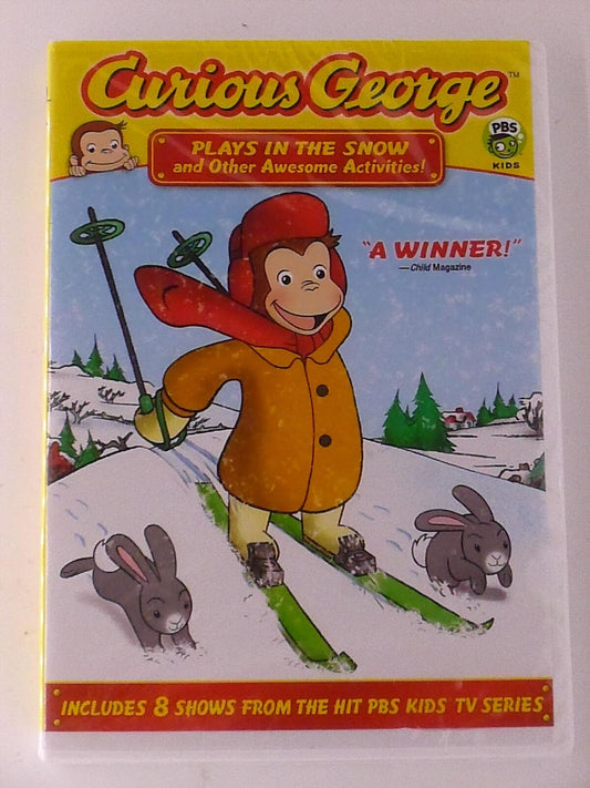 Curious George - Plays in the Snow (DVD, 8 episodes) - NEW24