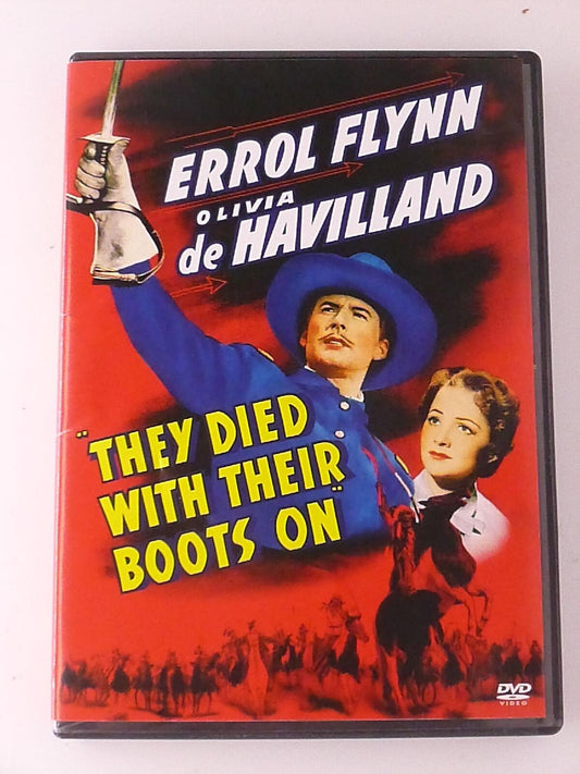 They Died with their Boots On (DVD, 1941) - J1231