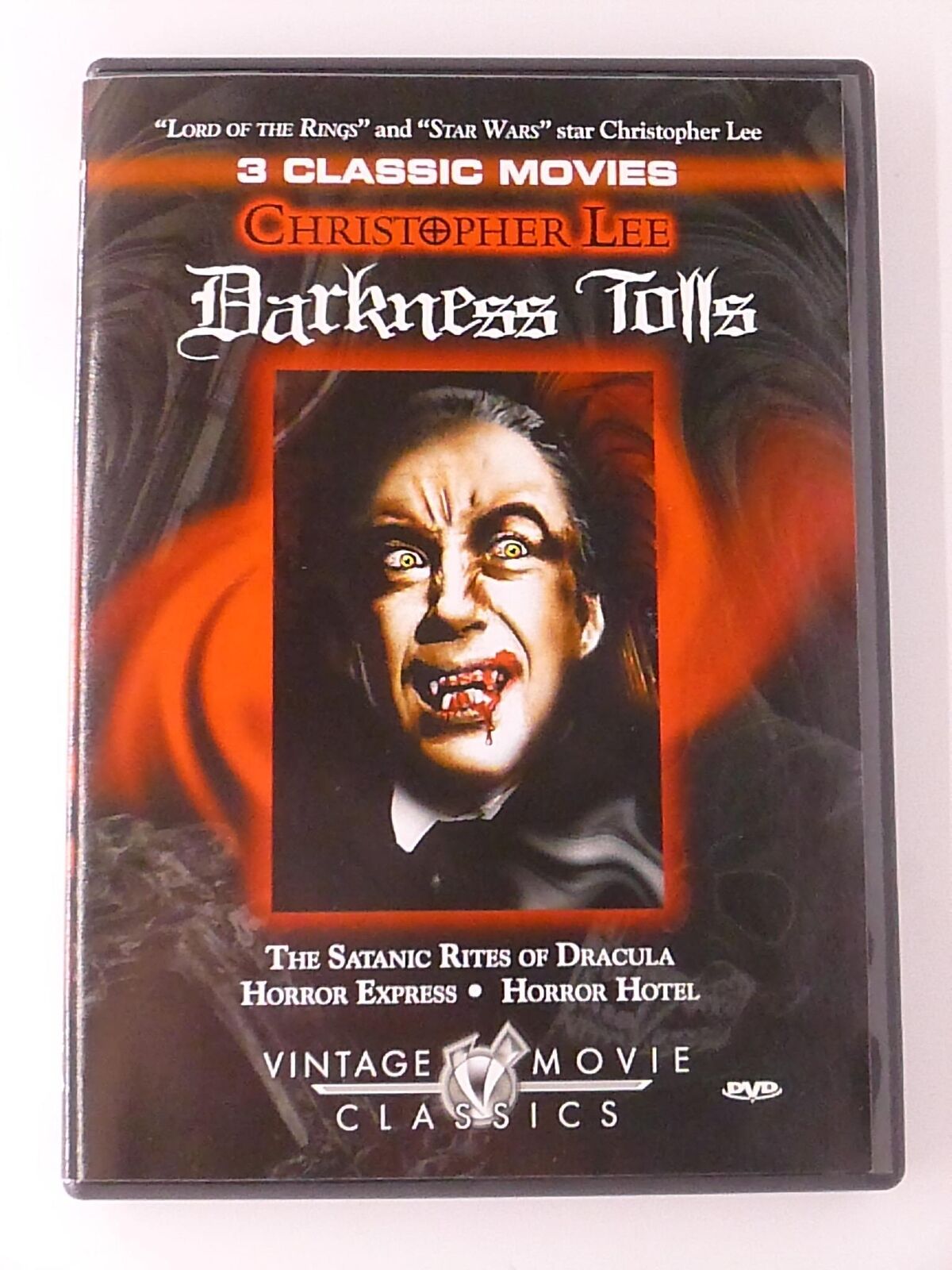 Darkness Tolls - The Satanic Rites of Dracula, Horror Ex.. (DVD, 3-film) - K0303