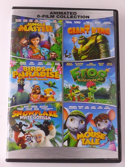 Jungle Master, The Giant King, Birds of Paradise, Frog K.. (DVD, 6-film) - J1231