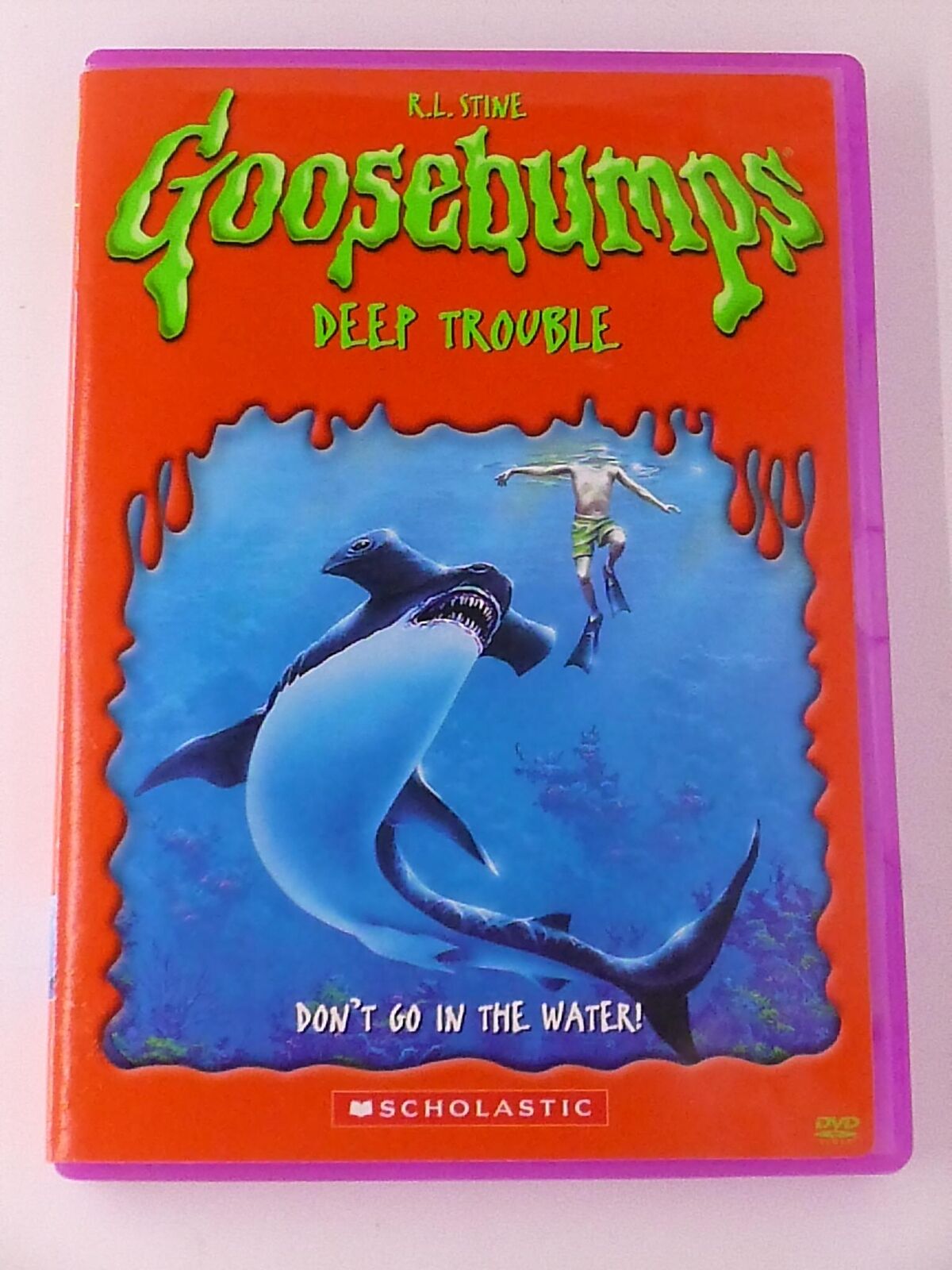 R.L. Stine Goosebumps - Deep Trouble (DVD, 1996, Scholastic) - K0303