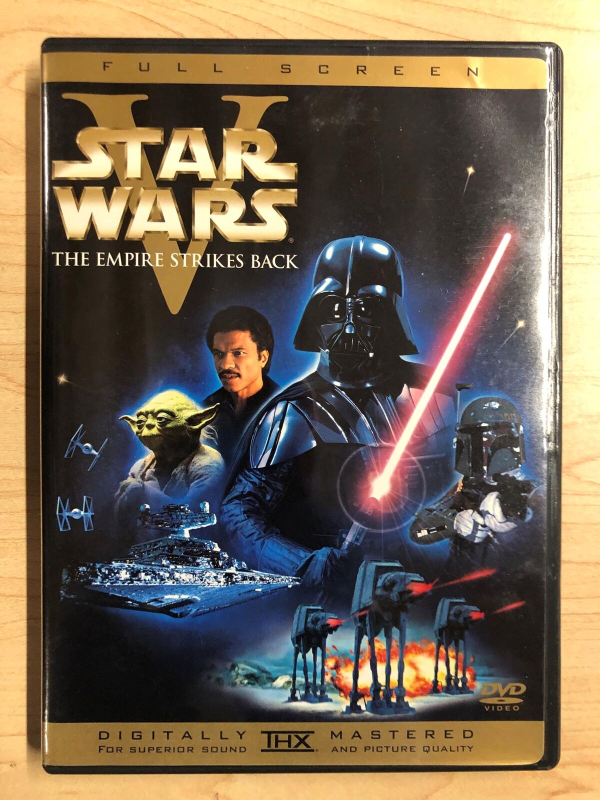 Star Wars V The Empire Strikes Back (DVD, Full Screen, 1980) K5