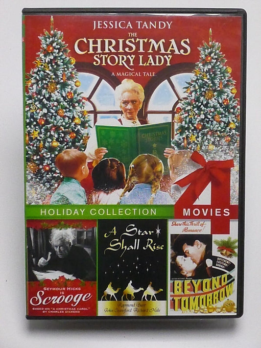 Christmas Story Lady, Beyond Tomorrow, Scrooge, A Star.. (DVD, 4-film) - K5