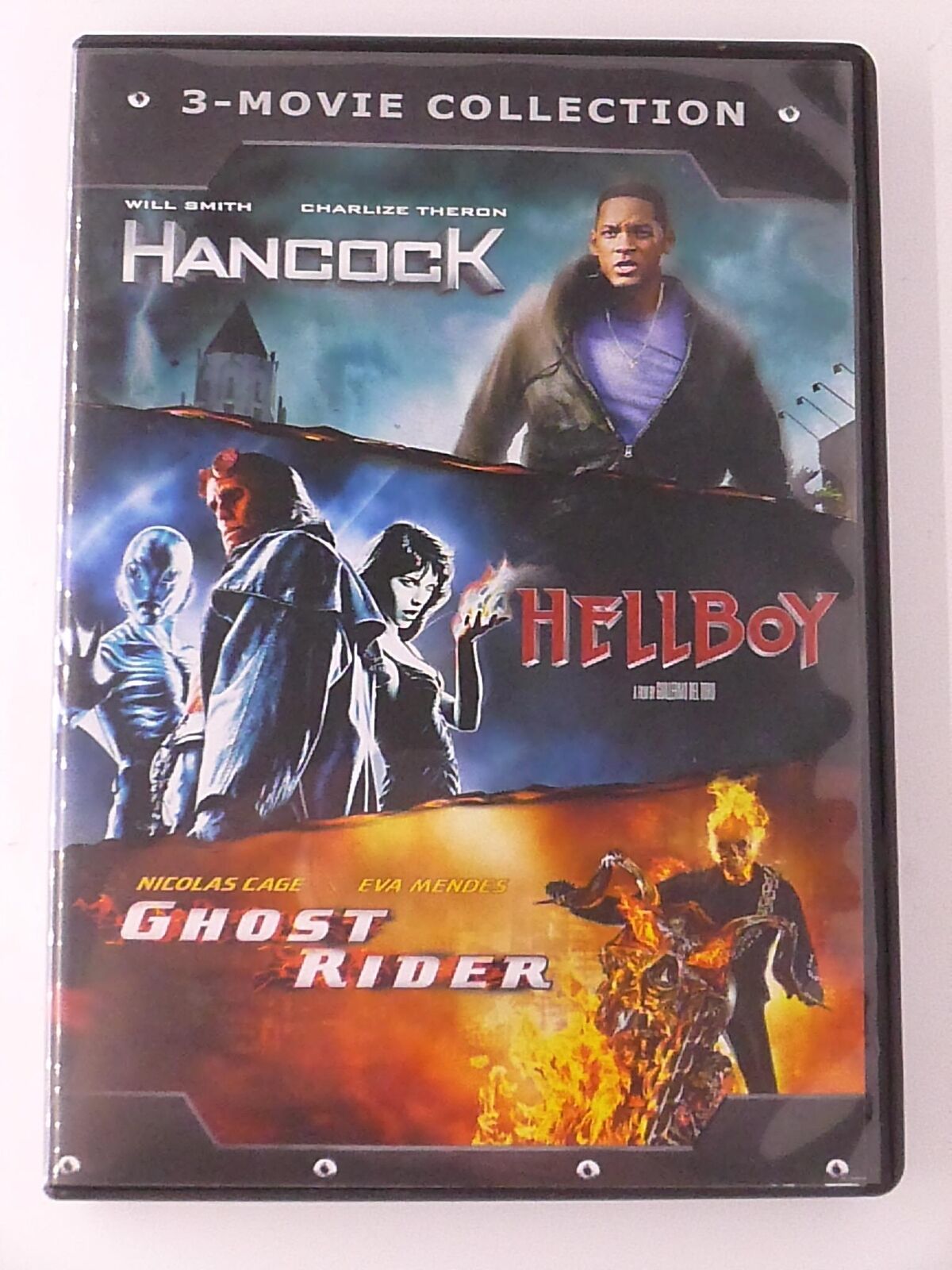 Hancock, Hellboy, Ghost Rider (DVD, 3-film) - K0303