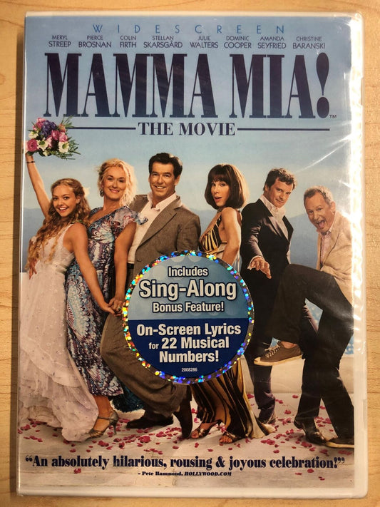Mamma Mia (DVD, 2008, Widescreen) - NEW24