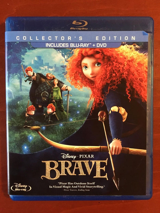 Brave (Blu-ray, DVD, Disney Pixar, 2012) - J1231