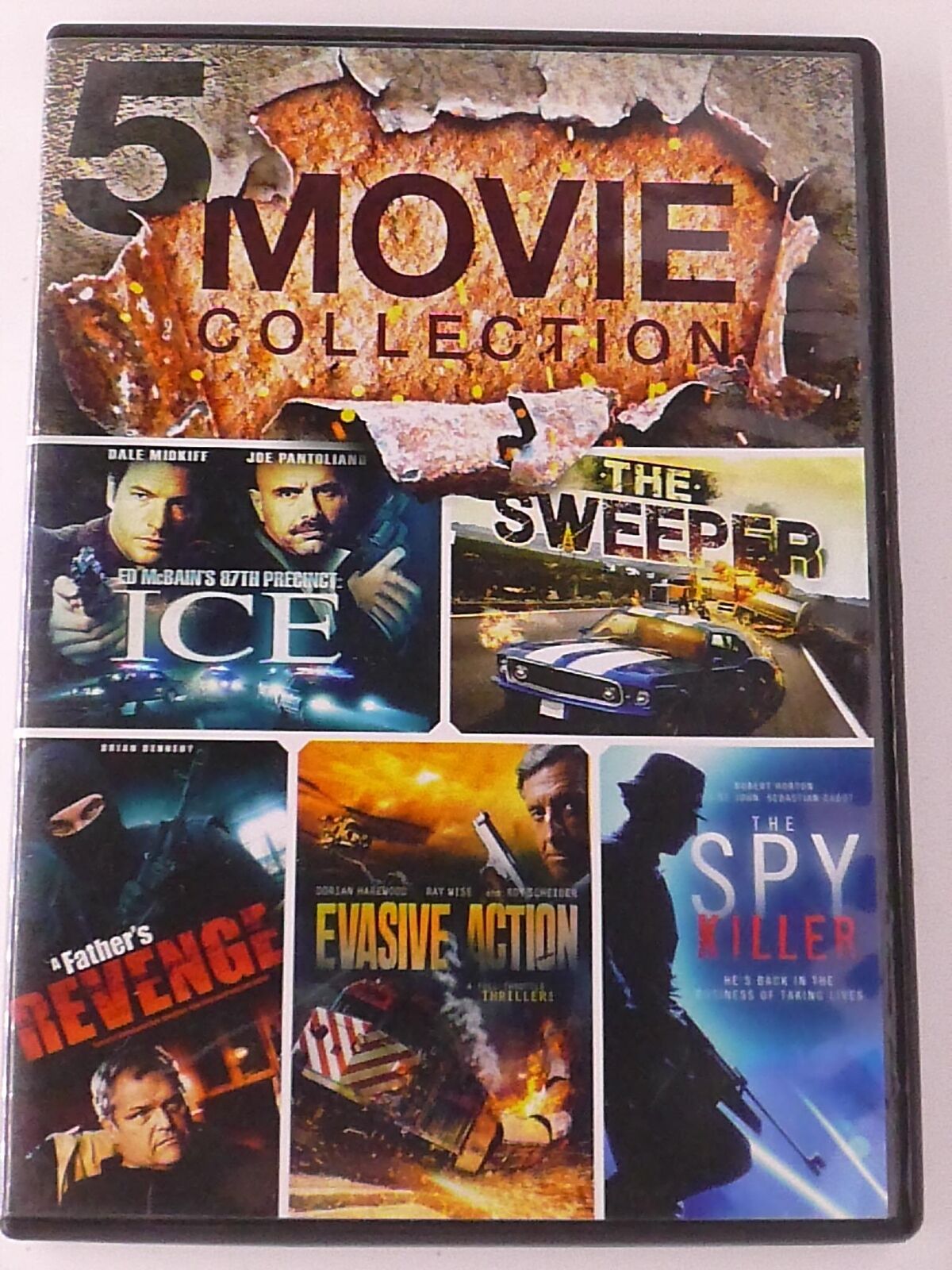 Ice, The Sweeper, A Fathers Revenge, Evasive Action, The.. (DVD, 5-film) - K0428