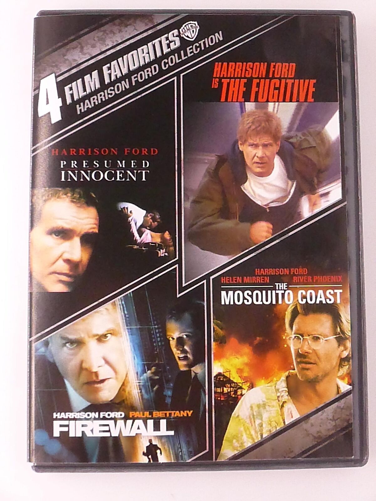 Presumed Innocent, The Fugitive, Firewall, The Mosquito.. (DVD, 4-film) - K0303