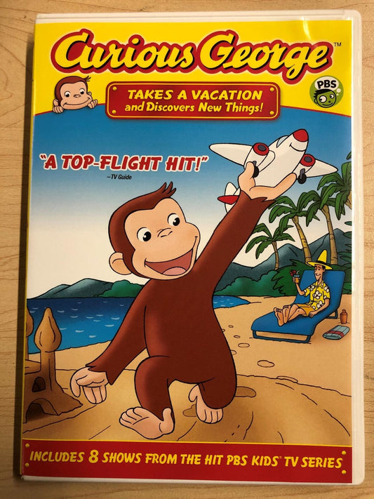 Curious George - Takes a Vacation and Discovers New Things (DVD, 8 ep) - K0428