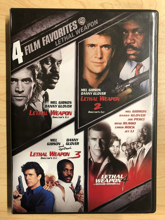 Lethal Weapon 1, 2, 3, 4 (DVD, 2-Disc, 4-film) - K7