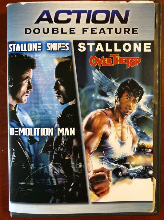 Demolition Man - Over the Top (DVD, Sylvester Stallone double feature) - K5