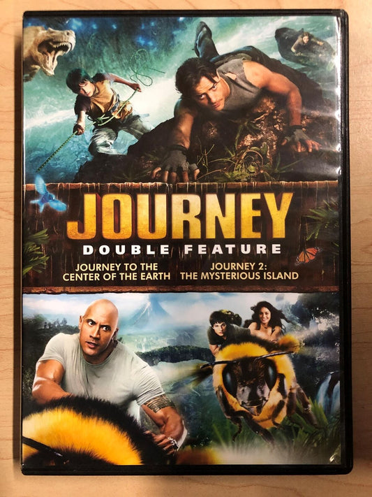 Journey to the Center of the Earth - Journey 2 Mysteriou.. (DVD, 2-film) - K5