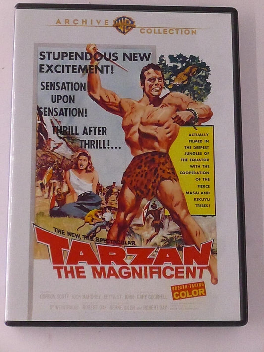 Tarzan the Magnificent (DVD, 1960) - J1022