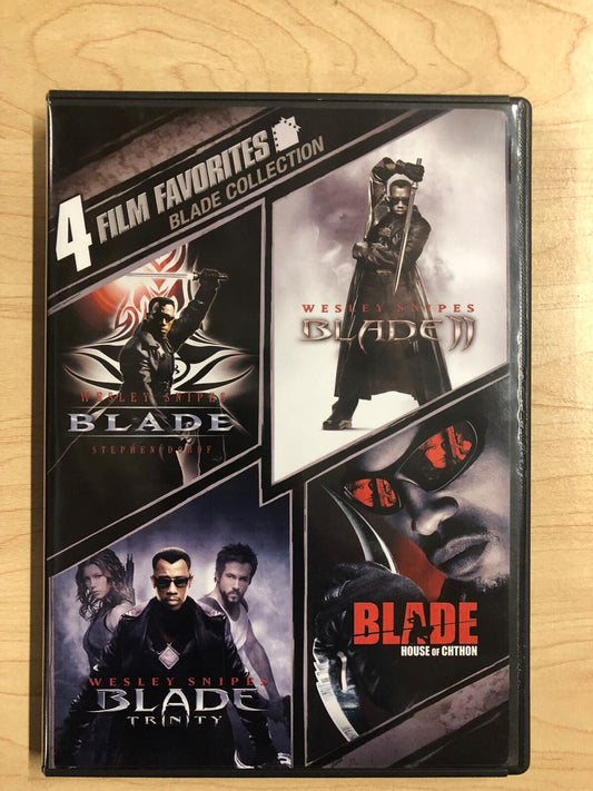 Blade 1, Blade 2, Blade Trinity, Blade House of Chthon (DVD, 4-film) - L04