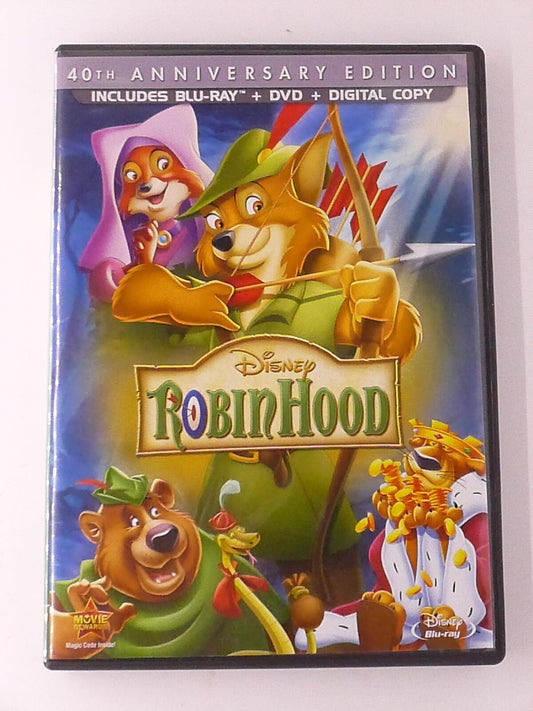 Robin Hood (Blu-ray, DVD, Disney, 40th Anniversary Edition, 1973) - J1231