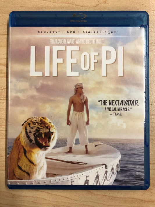Life of Pi (Blu-ray and DVD, 2012) - J1231