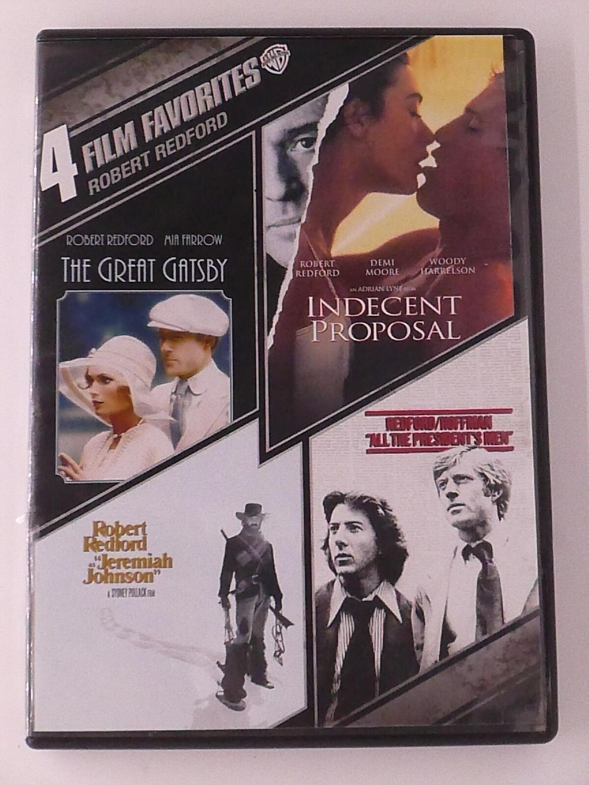 The Great Gatsby, Indecent Proposal, Jeremiah Johnson,.. (DVD, 4-film) - K0303