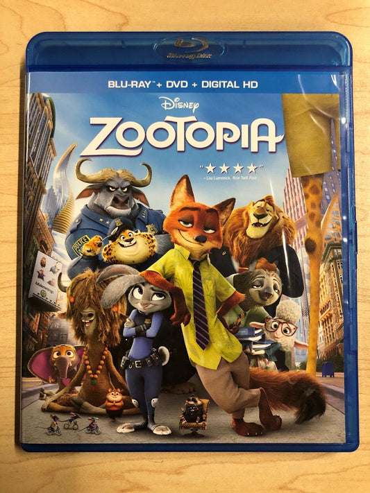 Zootopia (Blu-ray, DVD, Disney, 2016) - J1105
