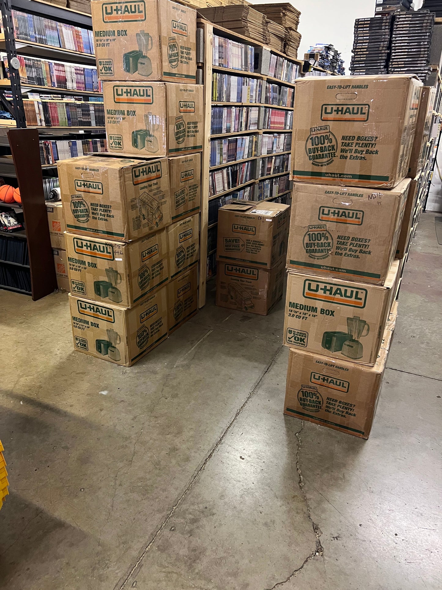 Box of 200 Random DVDs with Cover Art & Cases (Read Description)