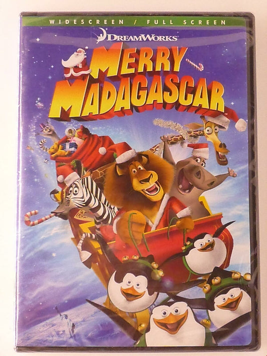 Merry Madagascar (DVD, 2009, Christmas) - NEW23