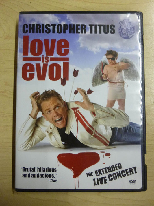 Christopher Titus - Love is Evol (DVD, 2009, extended live concert) - I1106
