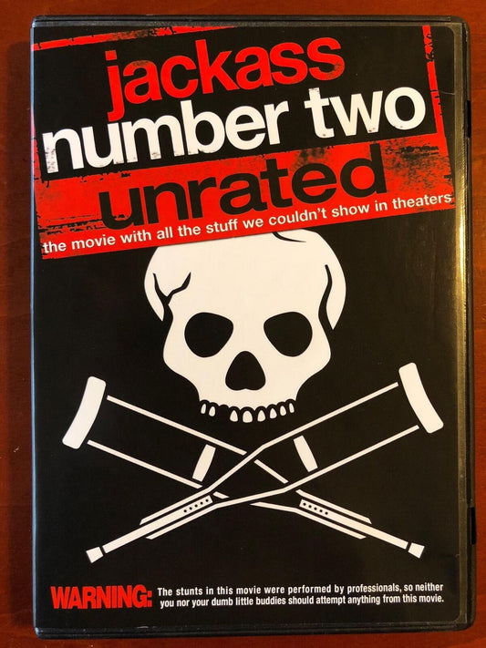 Jackass - Number Two (DVD, 2006, Unrated) - J1022