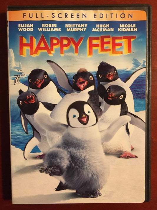 Happy Feet (DVD, 2006, Full Frame) - J1105