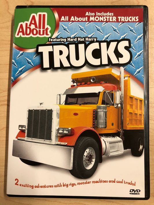 All About - Trucks and Monster Trucks (DVD, 2007) - K0218