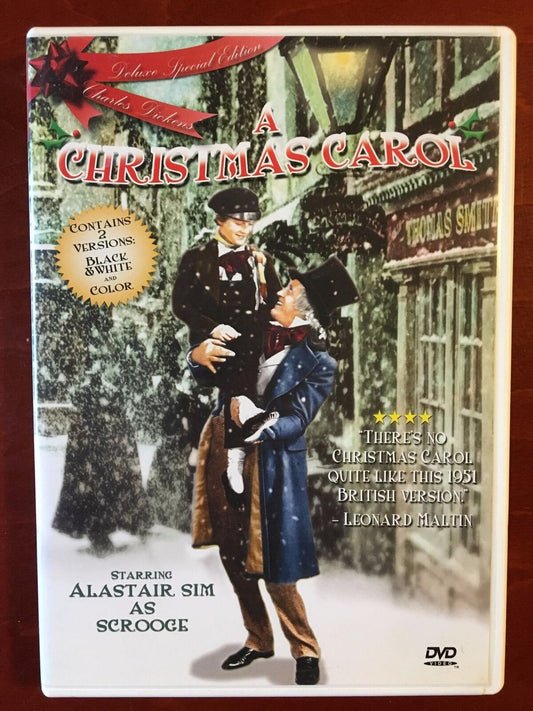 A Christmas Carol (DVD, 1951 British Version, B/W and Color Versions) - J1231