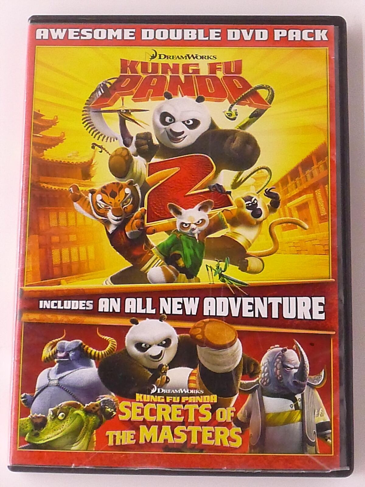 Kung Fu Panda 2 - Kung Fu Panda Secrets of the Masters (DVD, 2-film ...