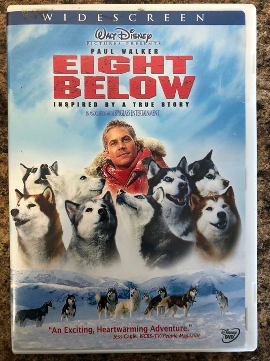 Eight Below (DVD, 2006, Widescreen, Disney) - J0409