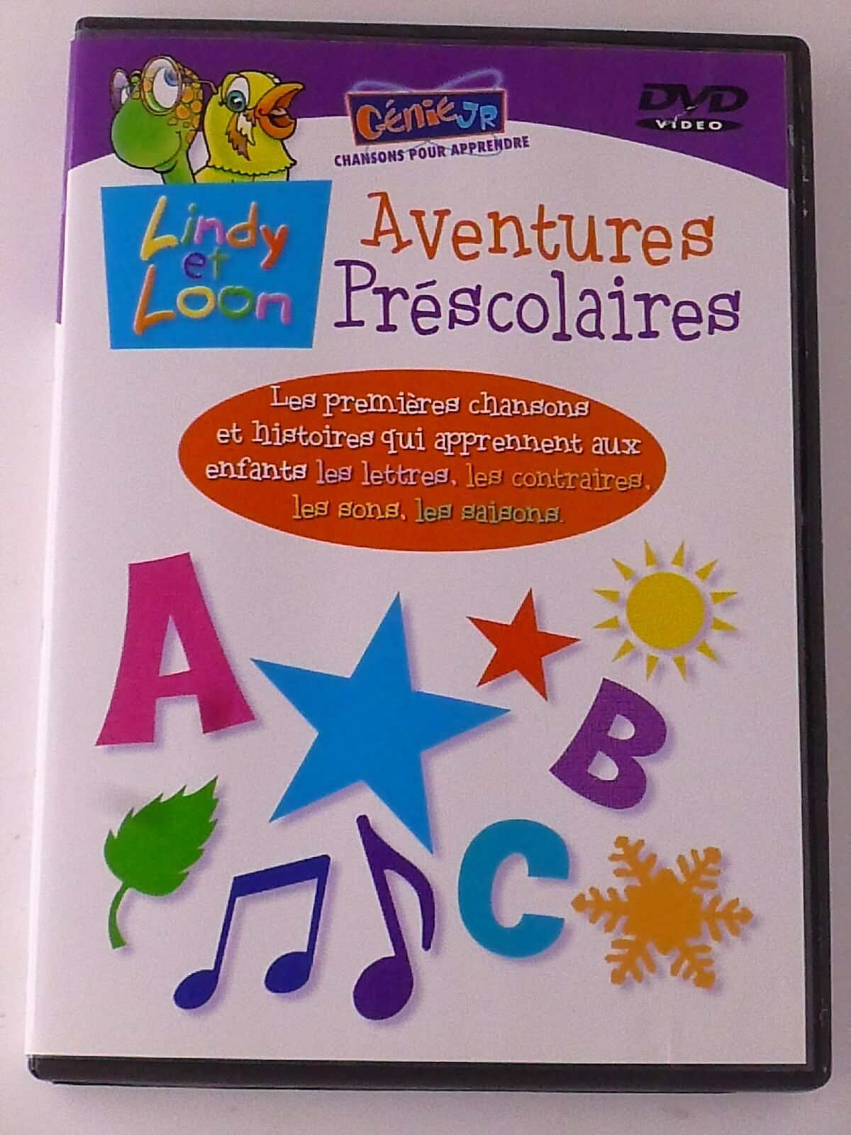 Aventures Prescolaires (DVD, Genie Jr, Lindy et Loon) - J0409