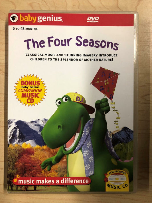 Baby Genius - The Four Seasons (DVD, bonus music CD, 2005) - I0123